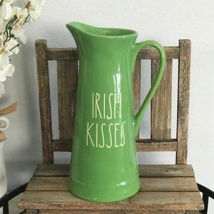 Rae Dunn IRISH KISSES Large pitcher 5 x 11